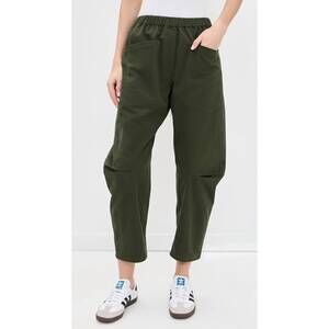 NEW SECULAR travis solid pant in olive green